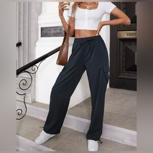 NWT Cargo pant quick dry fabric, BLK,  sz M